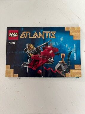 Lego Atlantis 7976 Instructions Only